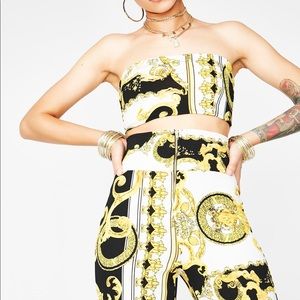 Two piece baroque print set size L